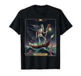 Gothic Halloween Grim Reaper Horror The Hermit Tarot Card T-Shirt