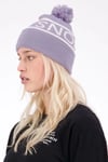 Mons Royale Unisex McCloud Pom Pom Merino Beanie Thistle/White O