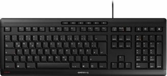 CHERRY STREAM KEYBOARD tastiera USB QWERTZ Ceco, Slovacco Nero