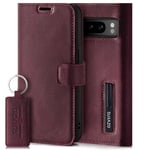 SURAZO Étui de Protection en Cuir pour Google Pixel 8 Pro - Pliable - en Cuir véritable - avec Aimant, Compartiment pour Cartes, Protection RFID, Fonction support - À Rabat - Bordeaux