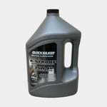 Quicksilver Delsyntetisk olja till 4-takt inom- & utombordare 4-Stroke Marine Engine Oil Synthetic Blend, för bensinmotorer, 25W-40, NMMA FC-W, 4 liter