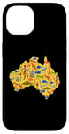 iPhone 14 Australia Down Under Culture Australian Flag Map Gift Case