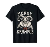 Merry Krampus Christmas Ugly Monster Men Women Kids Funny T-Shirt