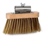 Mm_unverified_brand - Brosse rotative anti-cendres de four en fil de laiton 13 x 3 cm sans manche