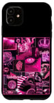 Coque pour iPhone 11 Y2K Baddie Vision Board Rose Esthétique Streetwear