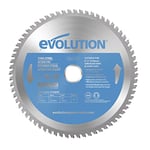 Evolution T210TCT-68CS lame à acier Fin TCT 210mm 68 dents alésage 25,4mm pour Scie Circulaire