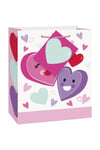 Hearts Valentine`s Day Gift Bag