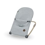 Maxi-Cosi Loa Baby Rocker, Ultra-Compact Fold, Lightweight Bouncer, Two Recline Positions, Portable Rocker with 100% Recycled Fabrics, 0 - Approx. 6 Months, 0-9 kg, Beyond Grey