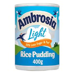 Ambrosia Devon Ready-to-Eat Rice Pudding Can 400 g (Pack of 12)