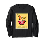 Mexican Bingo Game La Mariposa Long Sleeve T-Shirt