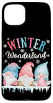 iPhone 15 Plus Walking In A Winter Wonderland Christmas Cute Gnome Matching Case