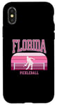 Coque pour iPhone X/XS Rose Retired Florida Pickleball Femme