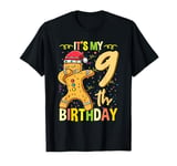 Its My 9th Birthday Dabbing Gingerbread T-Shirt