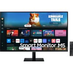 Écran PC - SAMSUNG - SMART MONITOR M5 CM500 - 32" FHD - Dalle VA - 60Hz - HDR10 - HDMI - Enceintes - Noir