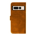 Made for Google Pixel 7 Pro Folio Case Dual Magnetic Tab Stand Tan