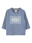 HUGO BOSS Baby Logo T-Shirt, Cool Grey