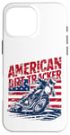 Coque pour iPhone 16 Pro Max Flat Track American Dirt Tracker Racer Design