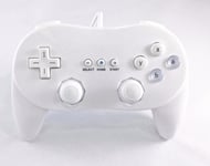 NEW WHITE CLASSIC CONTROLLER PRO JOYPAD GAMEPAD FOR NINTENDO WII U CONSOLE