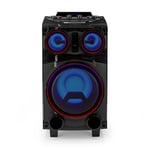 Nedis Bluetooth® Party Speaker | Suurin akun toistoaika: 6.5 tuntia | 120 W | Kantokahva | Juhlavalot | Taajuuskorjain | Musta