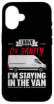 iPhone 16 Funny I'm Staying In The Van Ghost Hunting Investigator Case