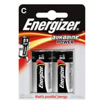 Batteri C/LR14 Alkaline Power 2-pack