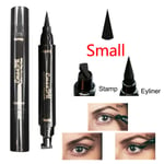 Double Ended Eyeliner Penna Vattentät Makeup Wing Form Black Eye Liner Stamp small