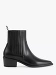 Vagabond Shoemakers Kelsey Leather Pointed Ankle Boots, Black