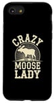 iPhone SE (2020) / 7 / 8 Crazy Moose Lady Funny Moose Case