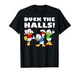 Disney Huey Dewey And Louie Duck The Halls Christmas T-Shirt