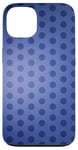 Coque pour iPhone 13 Dégradé de couleur bleu à pois