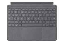 Microsoft Surface Go Type Cover - tangentbord - med styrplatta, accelerometer - tysk - lyst träkul