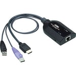 ATEN Aten adaptateur kvm de média virtuel hdmi usb (prend en charge lecteur carte à puce et désembeddeur audio)