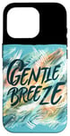 Coque pour iPhone 16 Pro Belles couleurs vives avec tenue de discours Gentle Breeze