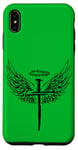 Coque pour iPhone XS Max Coque de protection pour téléphone portable Jésus sur la croix - Sweat à capuche - Ailes - Croix