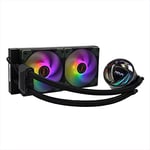 Noua Sub-Zero AT240 ARGB Système de Refroidissement de 240 mm dissipateur Liquide 2 Ventilateurs RGB Rainbow Addressable 5V 3Pin ADD RGB Compatible Intel 1200 1150 1151 1155 1366 206 AMD AM4 AM3