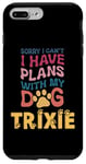 iPhone 7 Plus/8 Plus Dog Name Trixie Personalised Gift Busy With My Dog Trixie Case