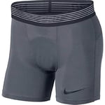 Nike Men Pro Shorts - Gunsmoke/Gunsmoke/Vast Grey/Black, Small