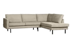 BePureHome Rodeo Corner Sofa Right Velvet wheatfield