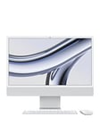 Apple Imac (M3, 2023) 24 Inch With Retina 4.5K Display, 8-Core Cpu And 10-Core Gpu, 256Gb Ssd - Silver - Imac + Microsoft 365 Family 1 Year