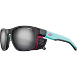 Julbo Shield M Lunettes de Soleil, Black Tryearslu/Ice Blue/Pink, M Mixte