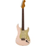 CS Stratocaster 62 Late RW Relic With Closet Classic Hardware Super Faded Aged Shell Pink