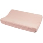 MEYCO Överdrag till skötbädd Musslin Uni Soft Pink 50 x 70 cm