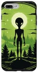 Coque pour iPhone 7 Plus/8 Plus Tête d'extraterrestre verte mignonne visage OVNI || Alien