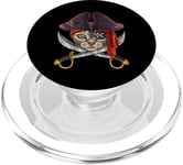 Costume d'Halloween pirate Devon Rex Jolly Roger avec os croisés PopSockets PopGrip pour MagSafe