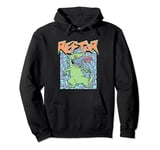 Rugrats Iconic 90's Retro Vintage Reptar Rawr! Chest Poster Pullover Hoodie