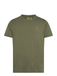 Custom Slim Fit Jersey Crewneck T-Shirt Designers T-shirts Short-sleeved Khaki Green Polo Ralph Lauren