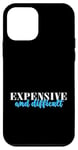 Coque pour iPhone 12 mini Bleu Cher & Difficult (I'm a delight) Blue Graphic