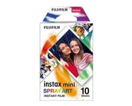 Fujifilm Instax Mini Instant Film Single Pack (10 Shots): Spray Art