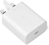 Genuine Google 30w PD Fast Charger with Official Google Cable USB-C Fits Pixel 8