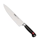 Burgvogel Solingen Couteau de Chef forgé, 23 cm, Master Line, Inoxydable, Noir, Couteau de Cuisine Lavable au Lave-Vaisselle